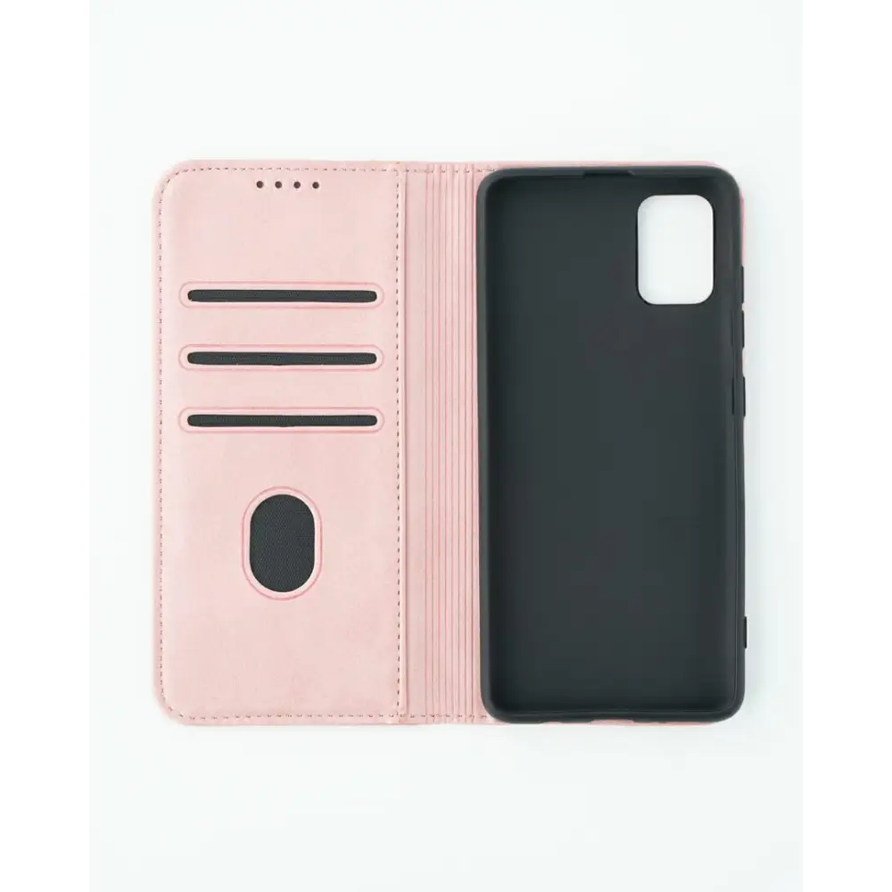 Samsung Galaxy A03s Unitec Lompakko Suojakotelo Ruusukulta