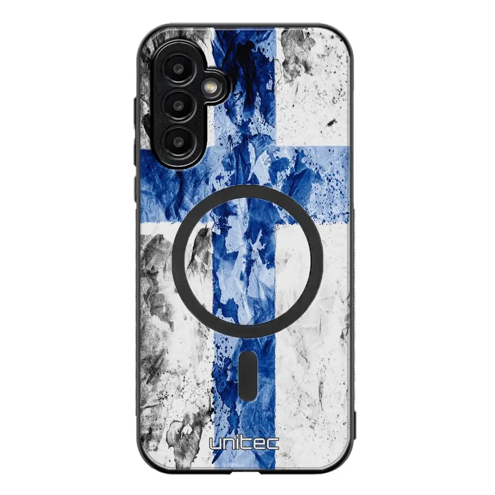 Samsung Galaxy A05s suojakuoret - Painted Finnish Flag