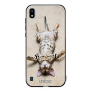 Samsung Galaxy A10 kissa suojakuoret - Relaxing Cat - Ei