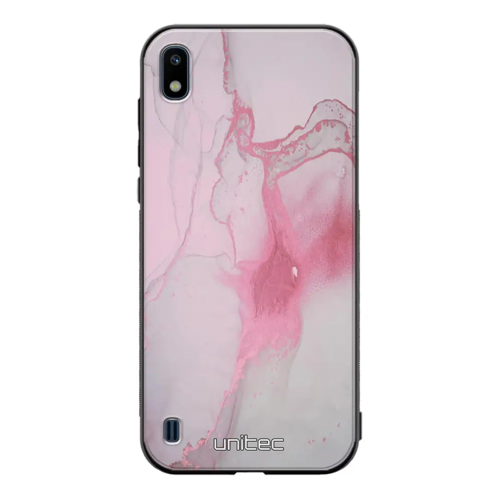 Samsung Galaxy A10 marmori suojakuoret - Pink Pok Rie - Ei