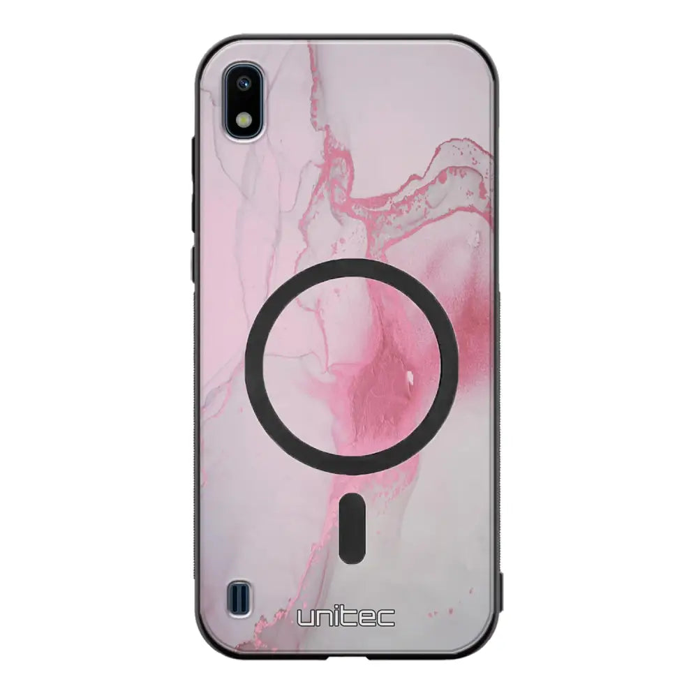 Samsung Galaxy A10 marmori suojakuoret - Pink Pok Rie