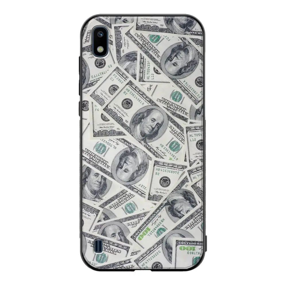 Samsung Galaxy A10 seteli suojakuoret - Dollarit - Ei