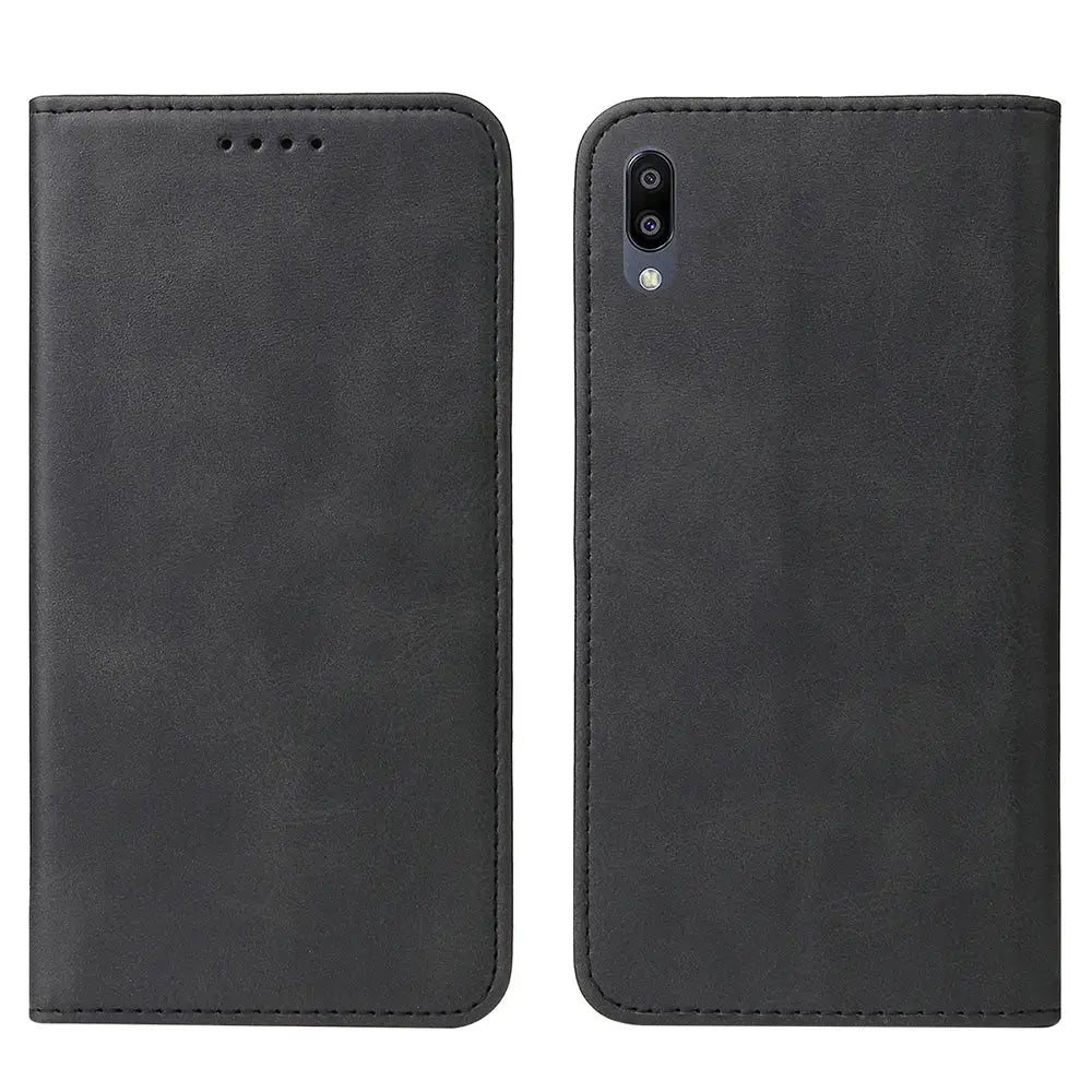 Samsung Galaxy A10 Unitec Lompakko Suojakotelo Musta