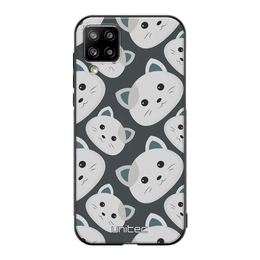 Samsung Galaxy A12 kissa suojakuoret - Kittens - Ei