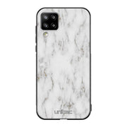 Samsung Galaxy A12 marmori suojakuoret - White Marble - Ei