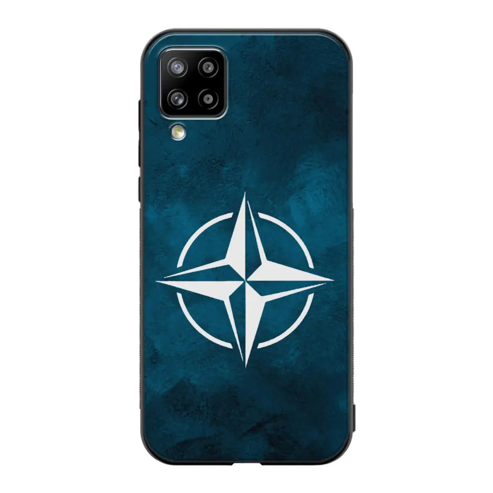 Samsung Galaxy A12 nato suojakuoret - Sininen - Ei