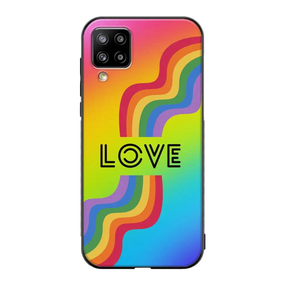 Samsung Galaxy A12 pride suojakuoret - Love - Ei