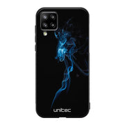 Samsung Galaxy A12 suojakuoret - Blue Smoke On Black - Ei