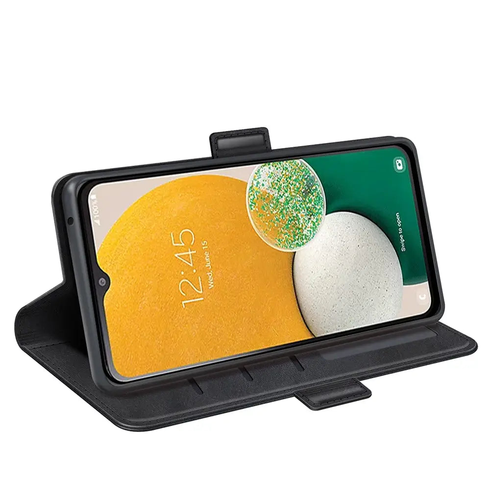 Samsung Galaxy A14 5G Lompakko Suojakuori - Musta