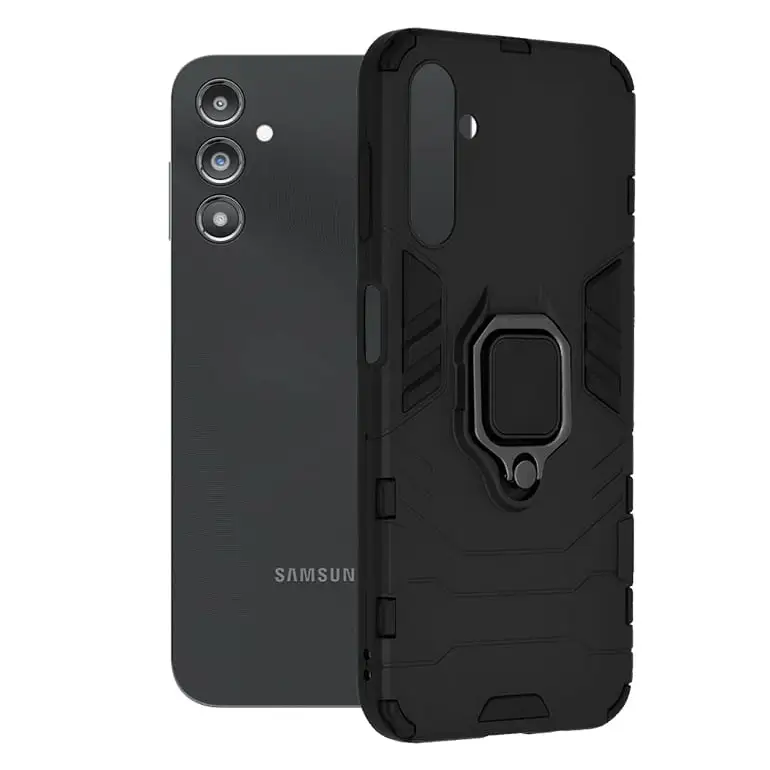 Samsung Galaxy A14 Silicone Shield suojakuori - Musta