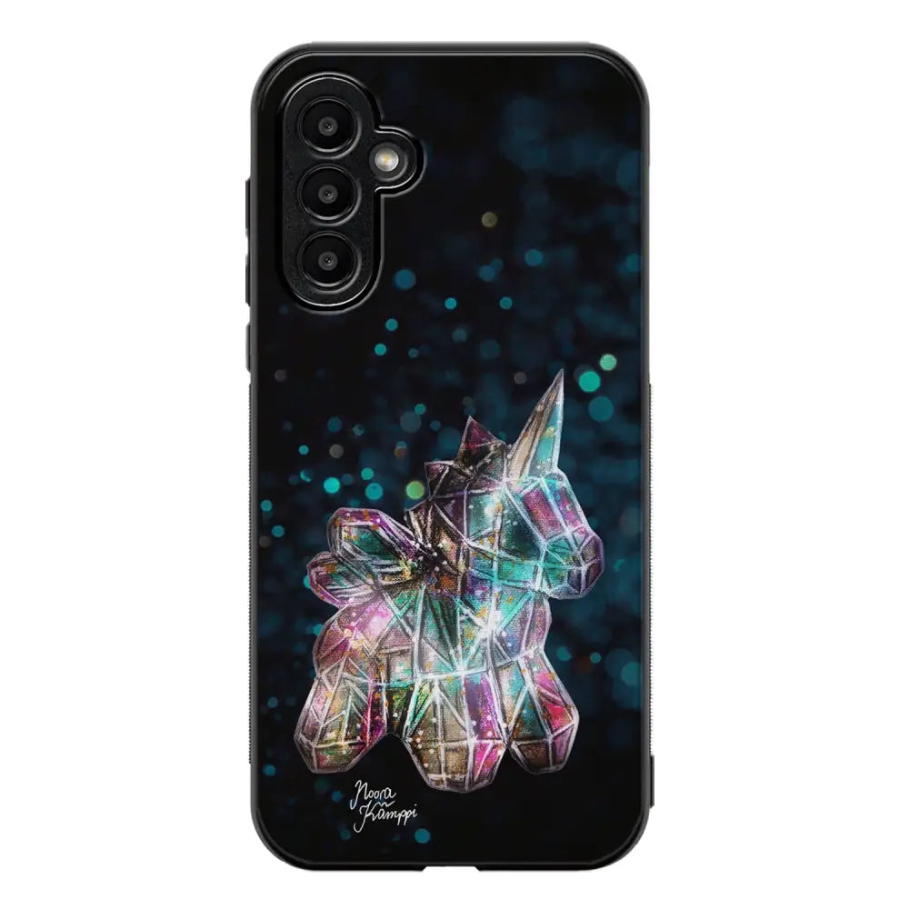 Samsung Galaxy A15 unicorn suojakuoret - Sininen - Noora Kämppi - Ei