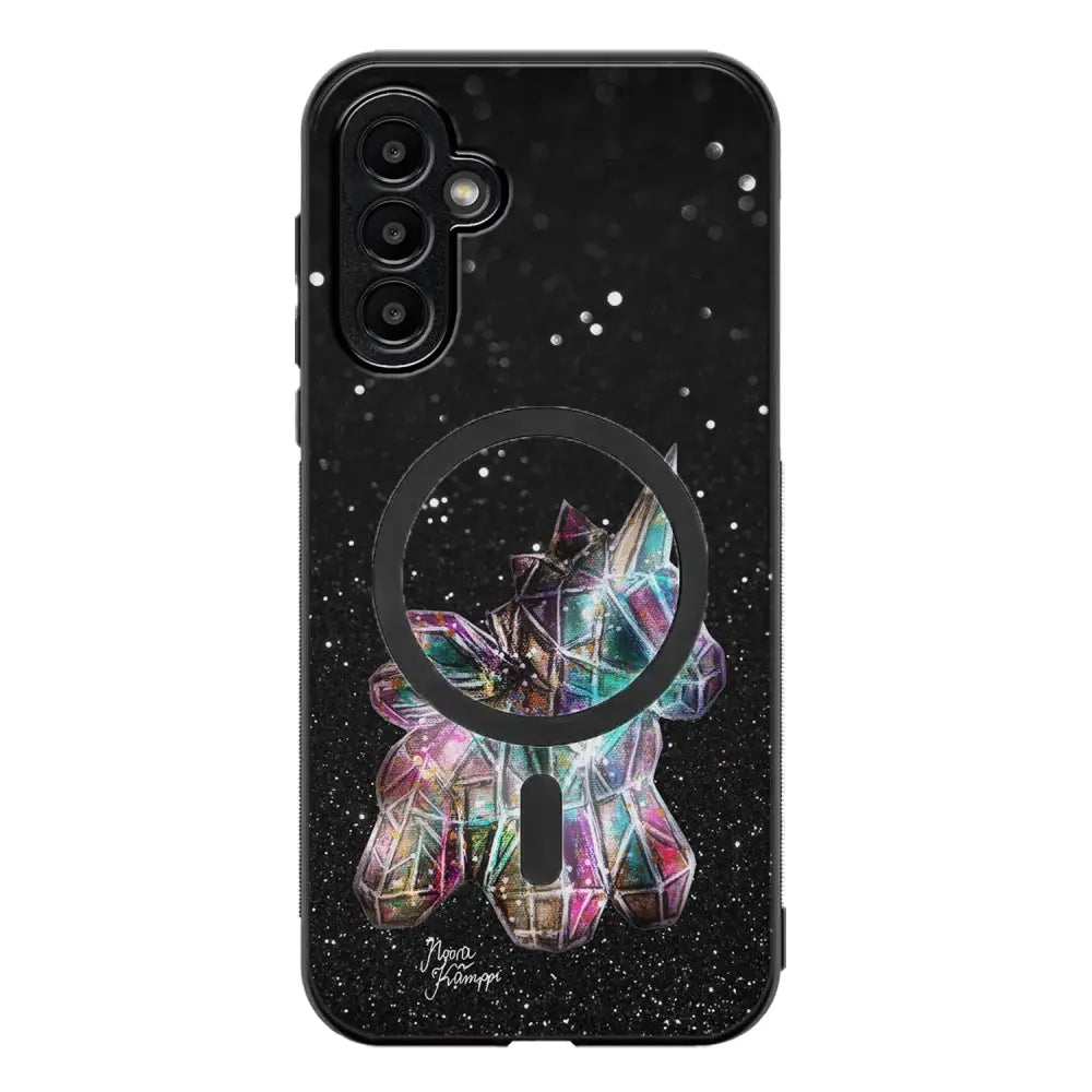 Samsung Galaxy A15 unicorn suojakuoret - Valkoinen - Noora Kämppi