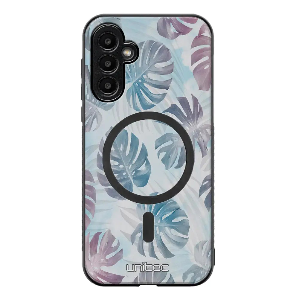 Samsung Galaxy A16 kukka suojakuoret - Monstera Texture