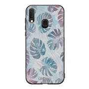 Samsung Galaxy A20e kukka suojakuoret - Monstera Texture - Ei