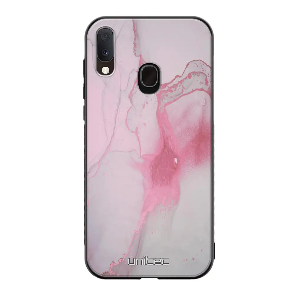 Samsung Galaxy A20e marmori suojakuoret - Pink Pok Rie - Ei