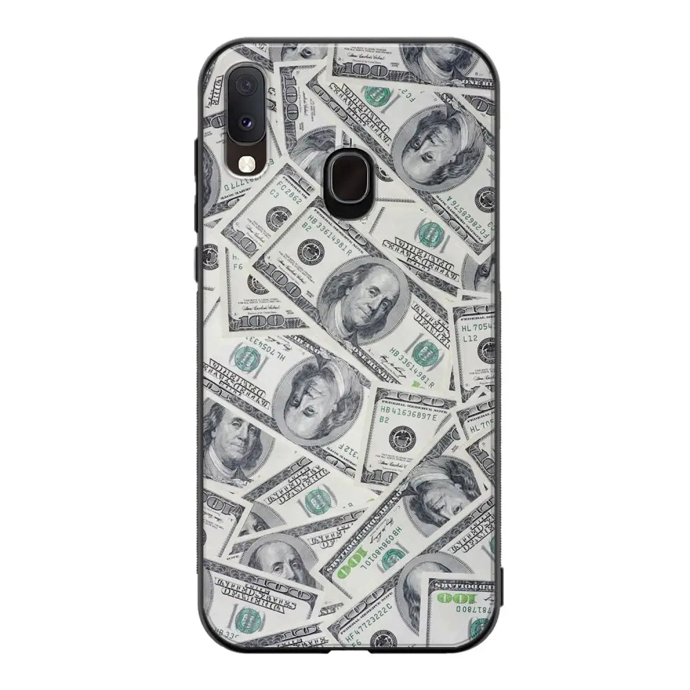 Samsung Galaxy A20e seteli suojakuoret - Dollarit - Ei