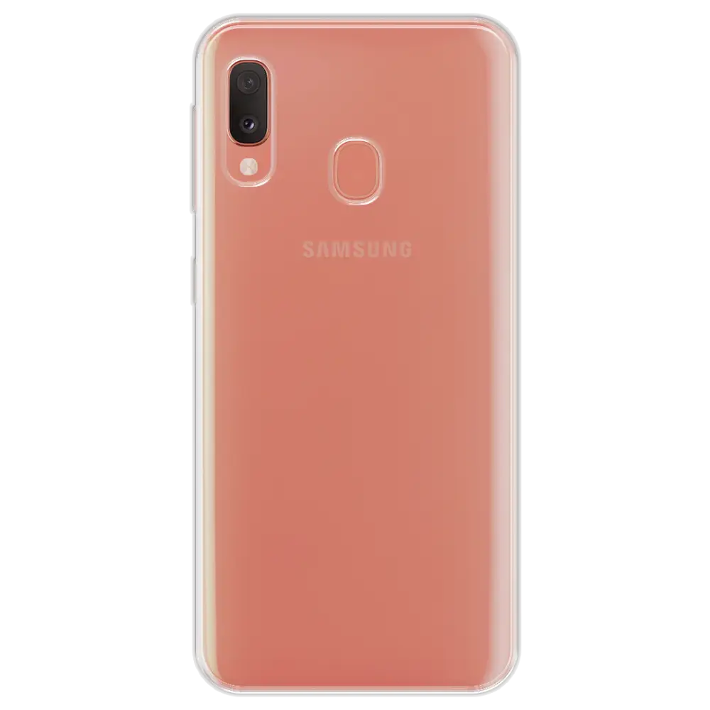 Samsung Galaxy A20e Silikonikuori - Läpinäkyvä