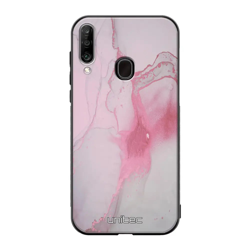 Samsung Galaxy A20s marmori suojakuoret - Pink Pok Rie - Ei