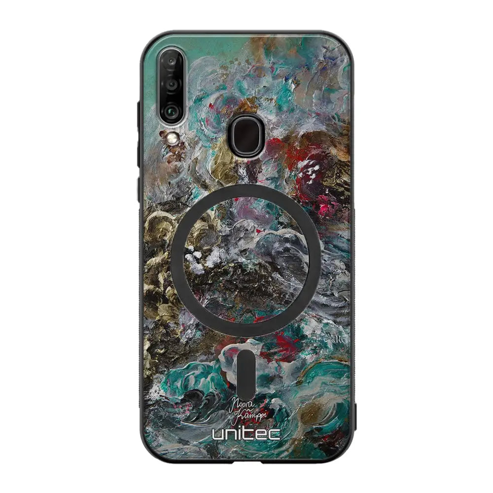 Samsung Galaxy A20s modern art suojakuoret - Heart Knows - Noora Kämppi