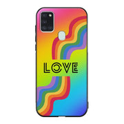 Samsung Galaxy A21s pride suojakuoret - Love - Ei