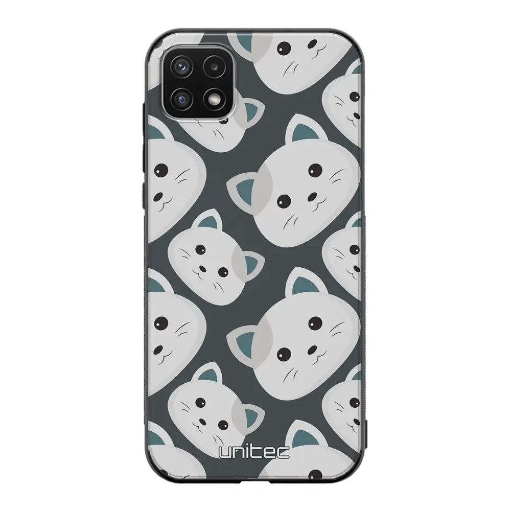 Samsung Galaxy A22 kissa suojakuoret - Kittens - Ei
