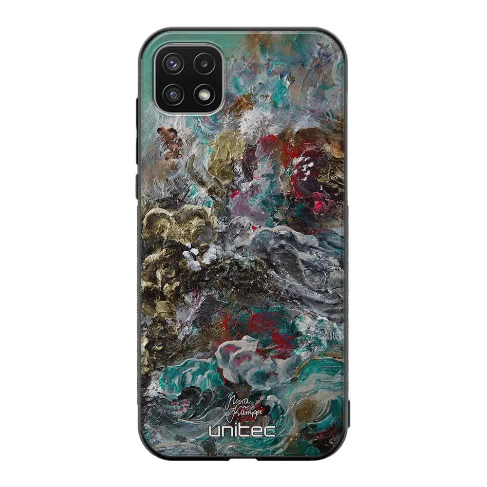 Samsung Galaxy A22 modern art suojakuoret - Heart Knows - Noora Kämppi - Ei
