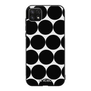 Samsung Galaxy A22 pallo suojakuoret - Musta Pallo - Ei