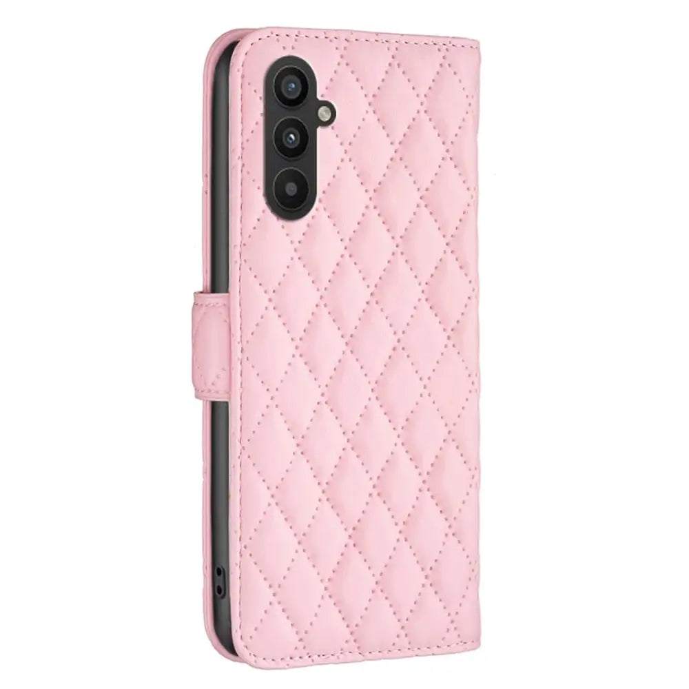 Samsung Galaxy A25 5G Lompakko suojakotelo - Pinkki Timantti