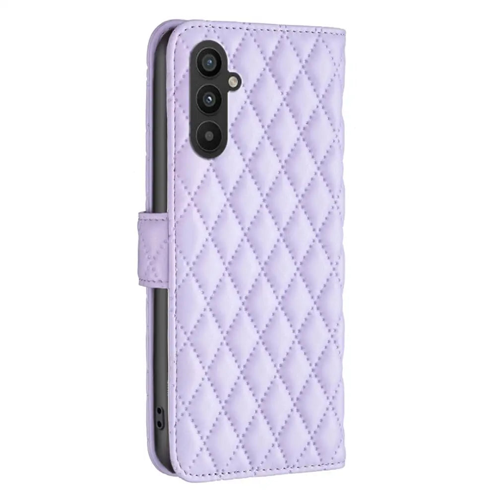 Samsung Galaxy A25 5G Lompakko suojakotelo - Violetti Timantti