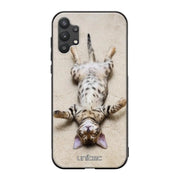 Samsung Galaxy A32 kissa suojakuoret - Relaxing Cat - Ei