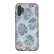 Samsung Galaxy A32 kukka suojakuoret - Monstera Texture - Ei