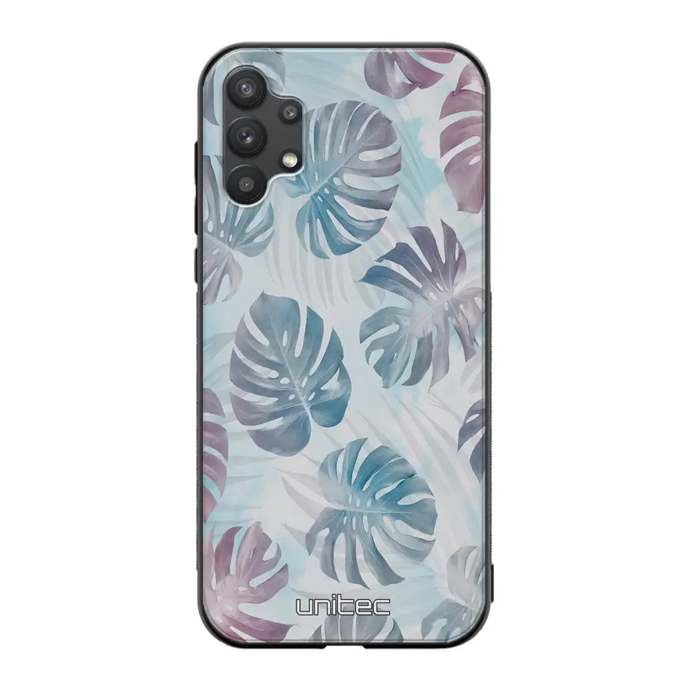Samsung Galaxy A32 kukka suojakuoret - Monstera Texture - Ei