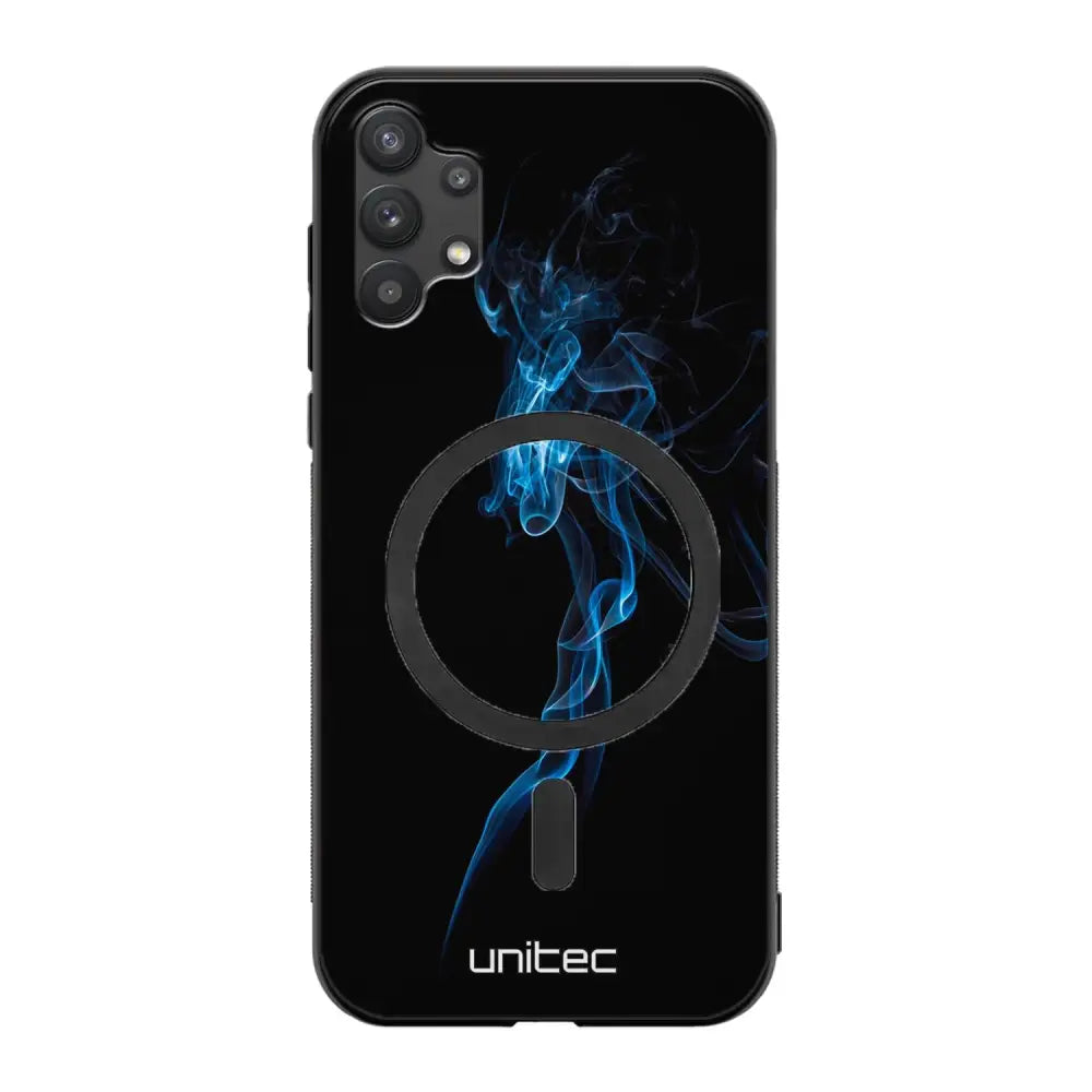 Samsung Galaxy A32 suojakuoret - Blue Smoke On Black