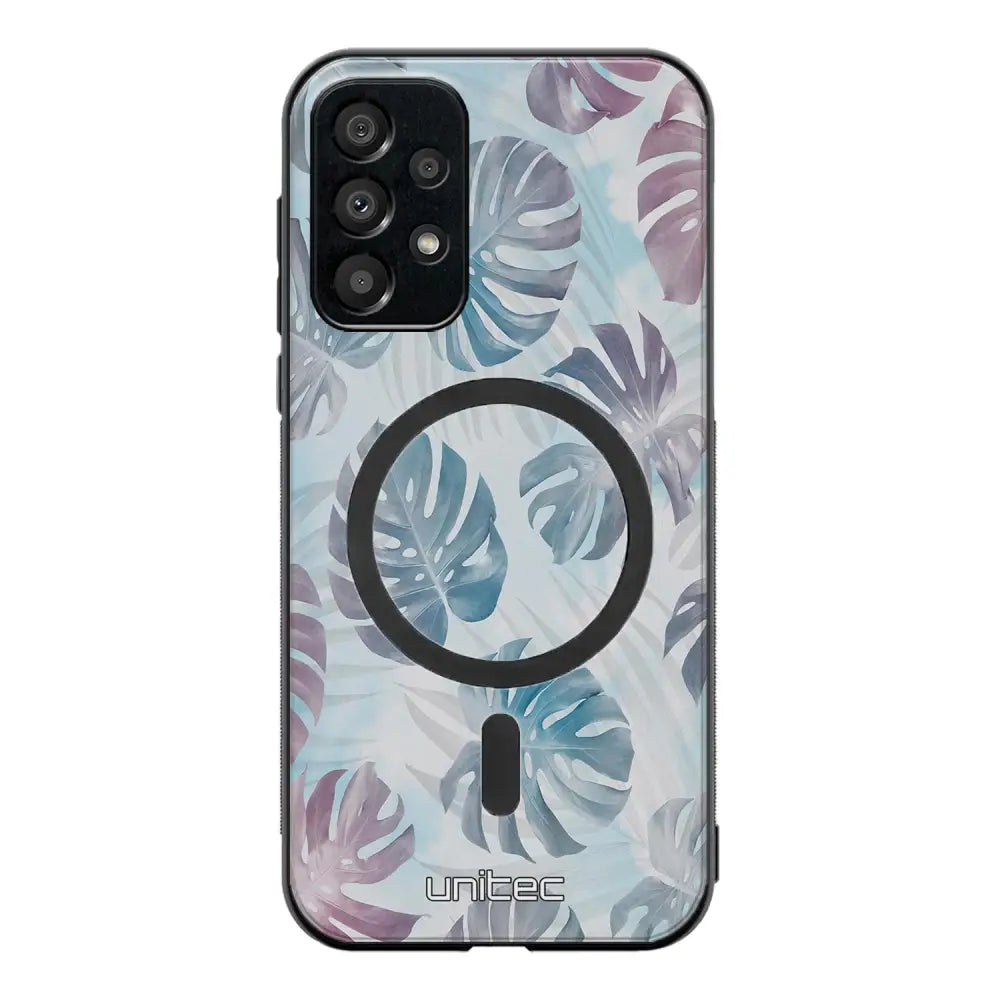 Samsung Galaxy A33 kukka suojakuoret - Monstera Texture