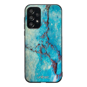 Samsung Galaxy A33 marmori suojakuoret - Turquoise Marble - Ei