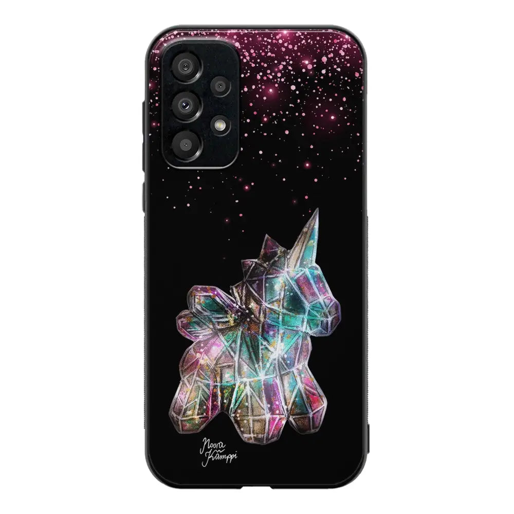 Samsung Galaxy A33 unicorn suojakuoret - Pinkki - Noora Kämppi - Ei