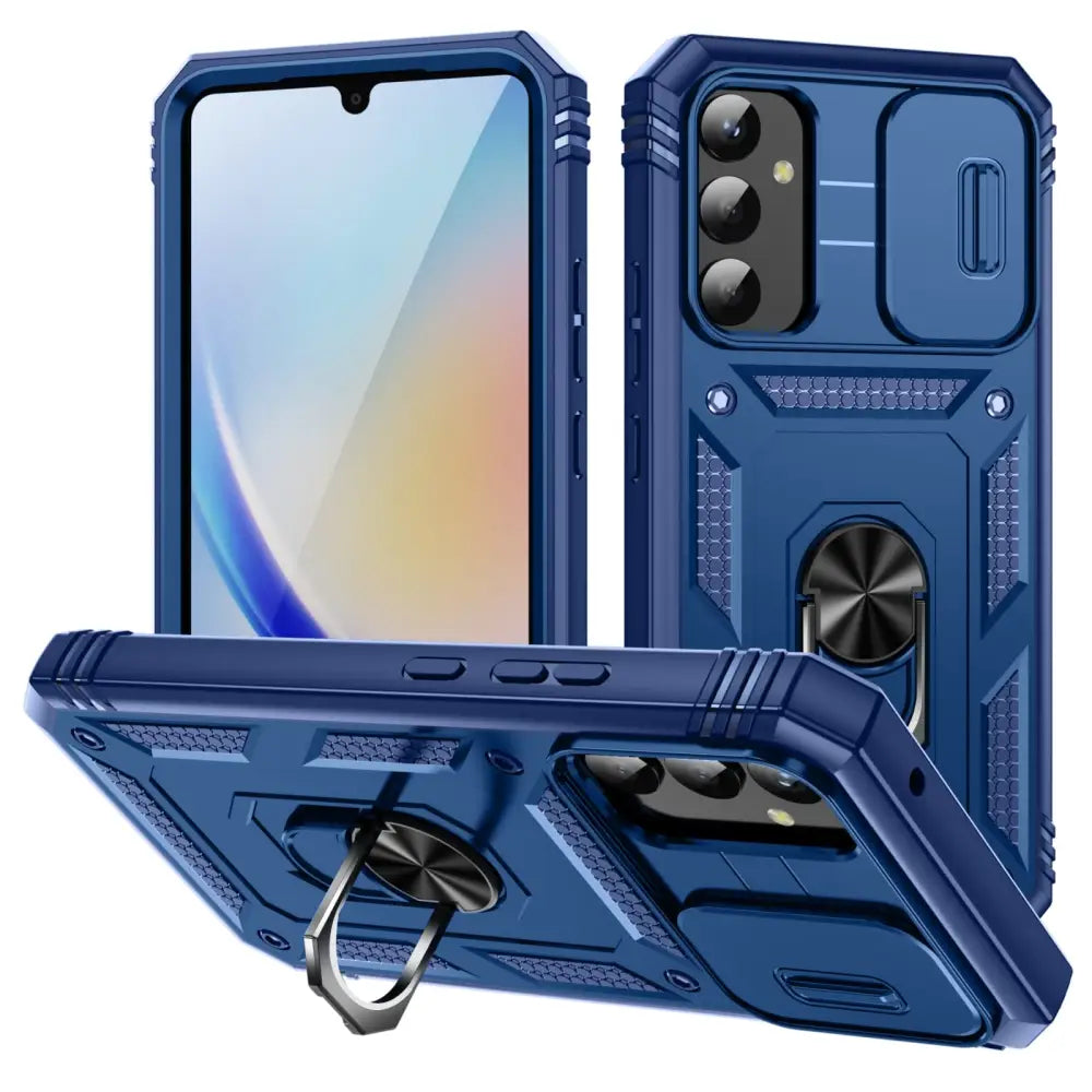 Samsung Galaxy A34 Armor suojakuori - Sininen