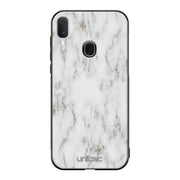 Samsung Galaxy A40 marmori suojakuoret - White Marble - Ei