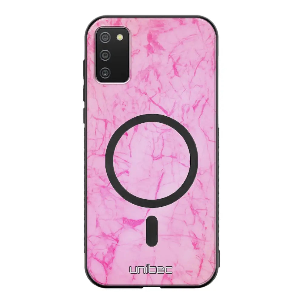 Samsung Galaxy A41 marmori suojakuoret - Light Pink Marble