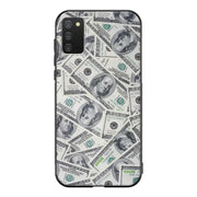 Samsung Galaxy A41 seteli suojakuoret - Dollarit - Ei