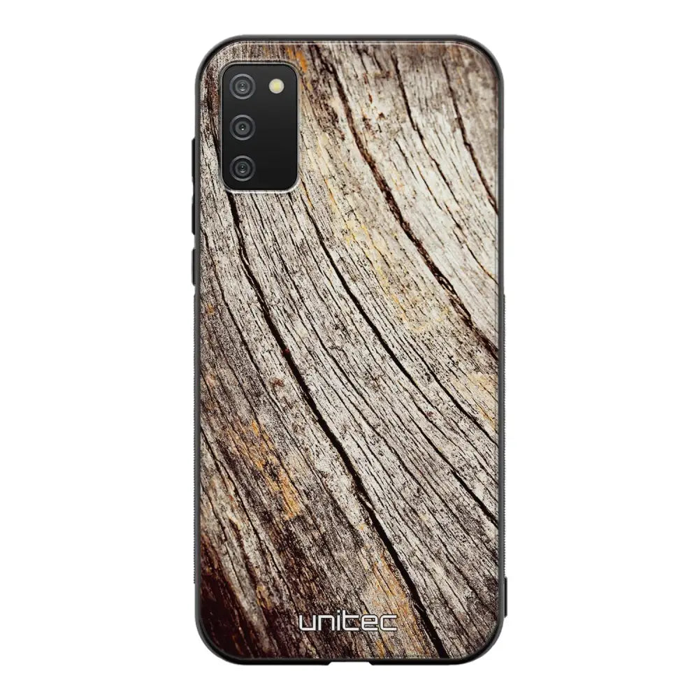 Samsung Galaxy A41 suojakuoret - Wooden Stump - Ei