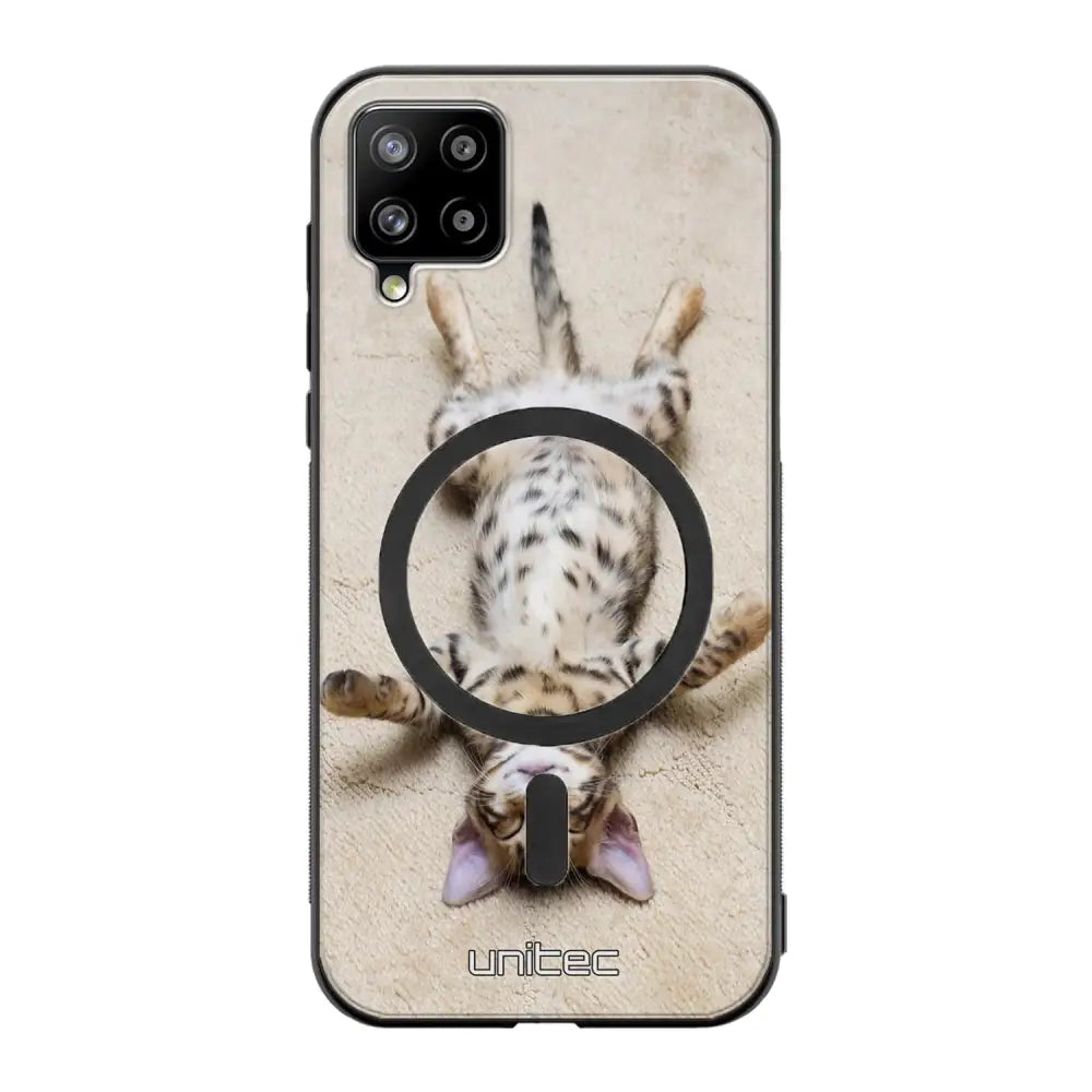 Samsung Galaxy A42 kissa suojakuoret - Relaxing Cat