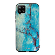 Samsung Galaxy A42 marmori suojakuoret - Turquoise Marble - Ei