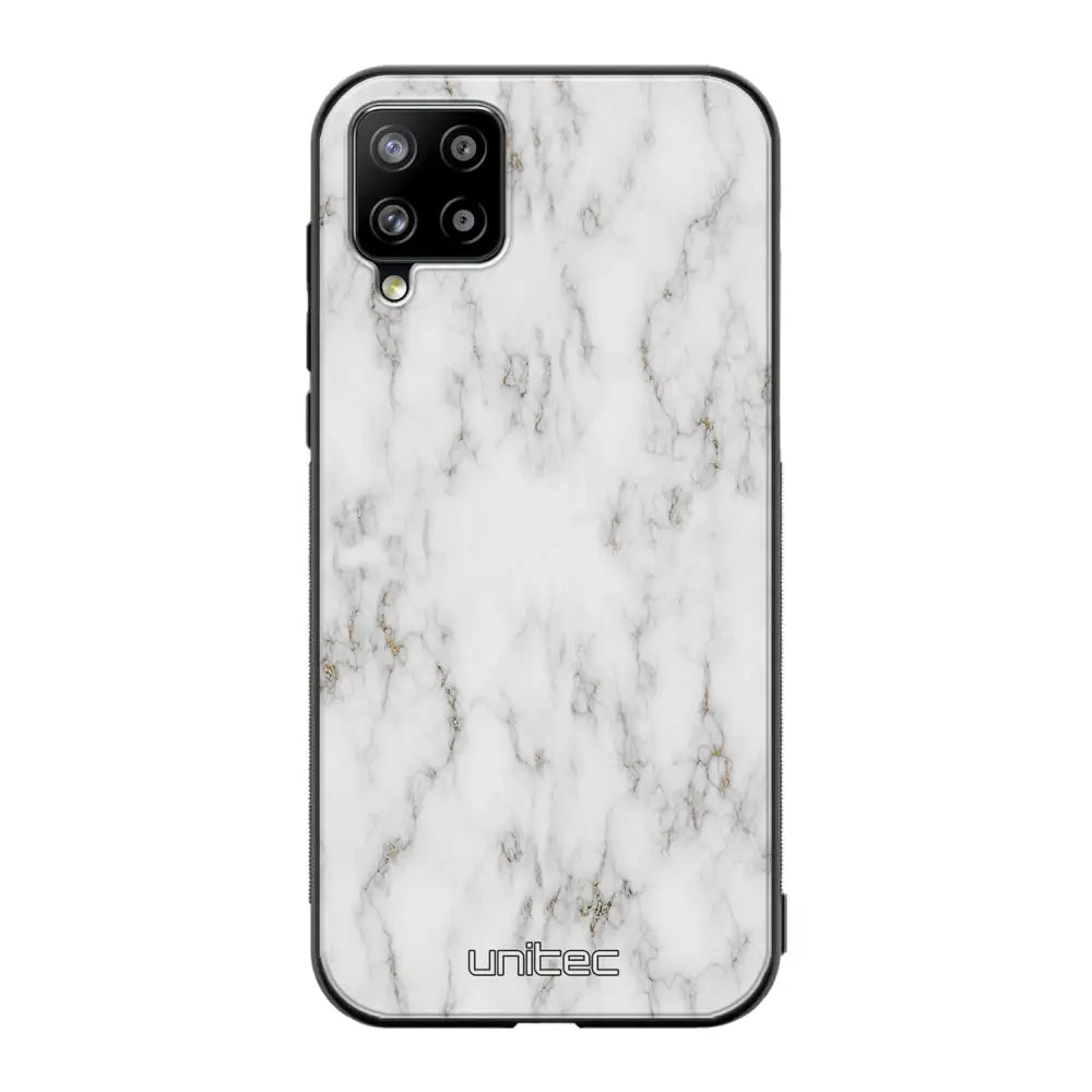 Samsung Galaxy A42 marmori suojakuoret - White Marble - Ei