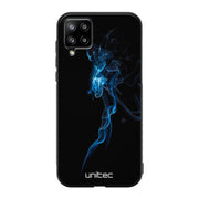 Samsung Galaxy A42 suojakuoret - Blue Smoke On Black - Ei
