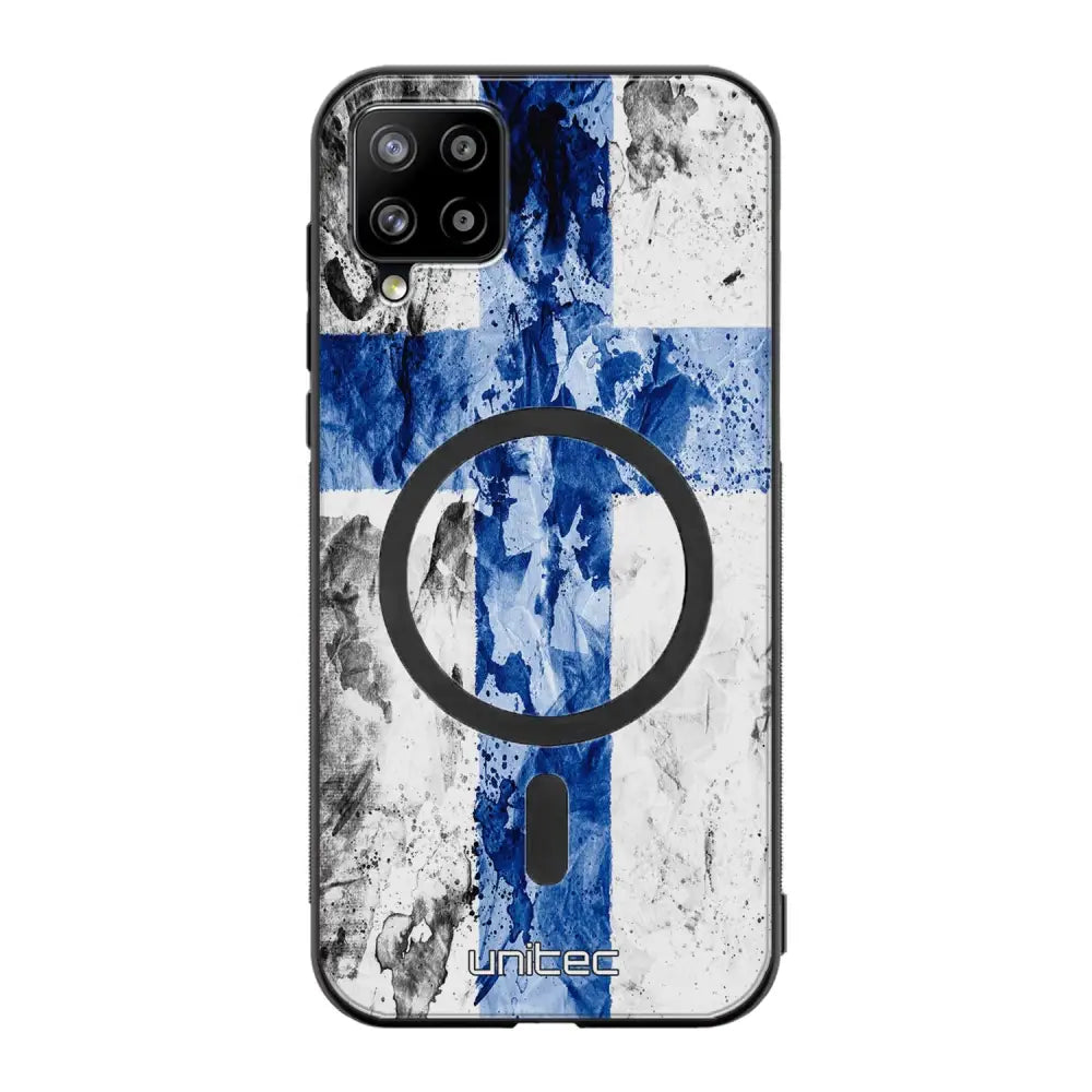 Samsung Galaxy A42 suojakuoret - Painted Finnish Flag