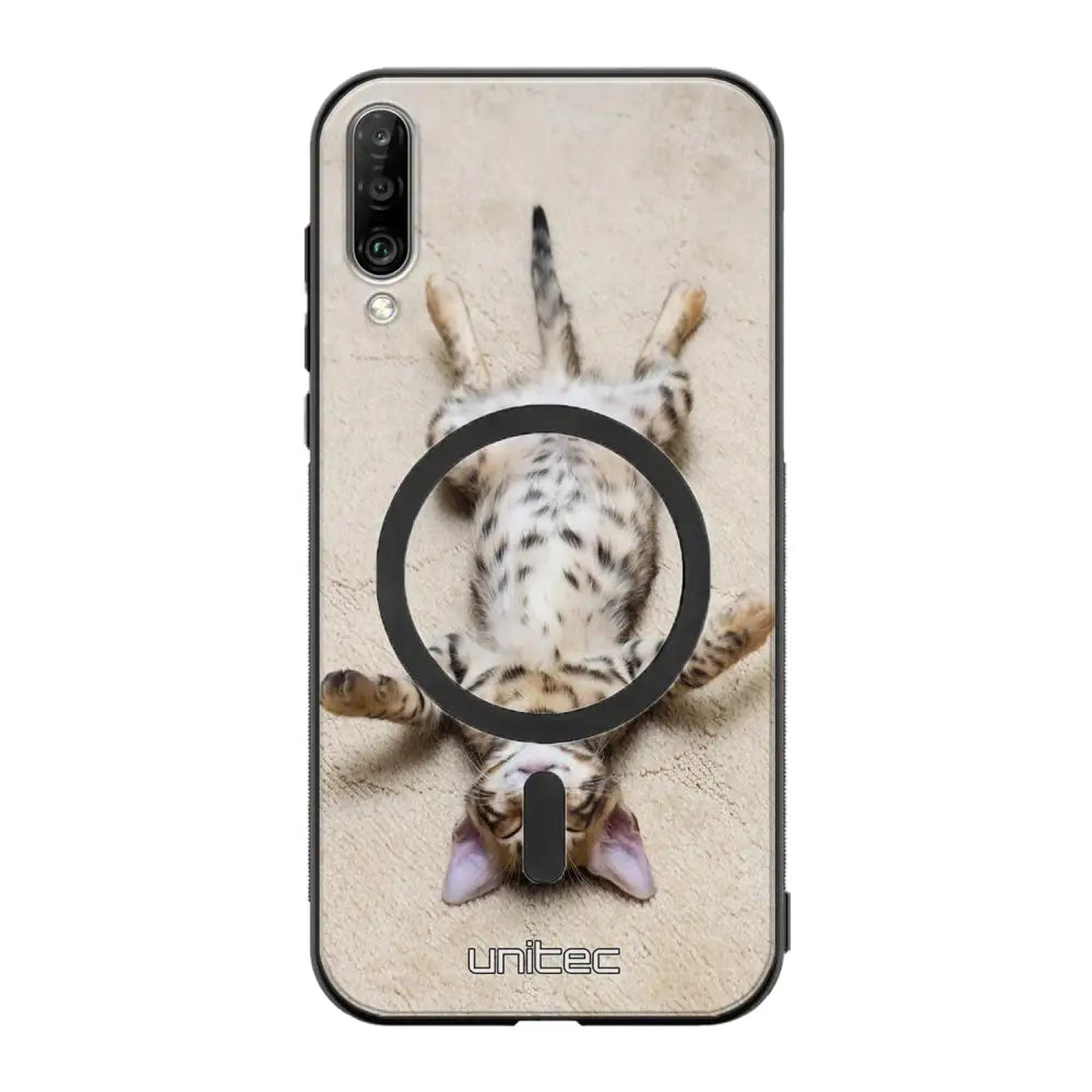 Samsung Galaxy A50 kissa suojakuoret - Relaxing Cat