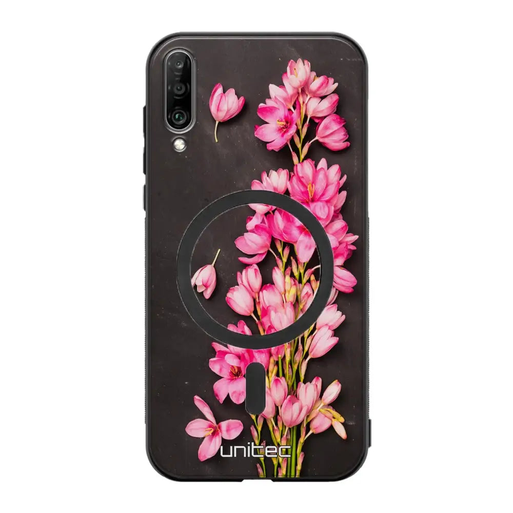 Samsung Galaxy A50 kukka suojakuoret - Pink Flowers
