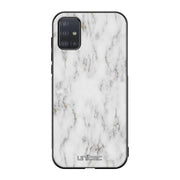 Samsung Galaxy A51 4G marmori suojakuoret - White Marble - Ei