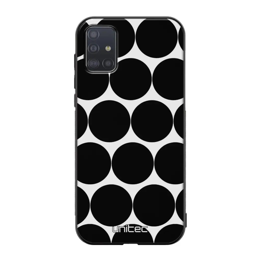 Samsung Galaxy A51 4G pallo suojakuoret - Musta Pallo - Ei